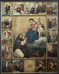 The Virgin and Child with St. Dominic